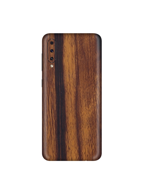 Trendy Skins Brown & Black Wooden Pattern Samsung Galaxy A50s Phone Skin