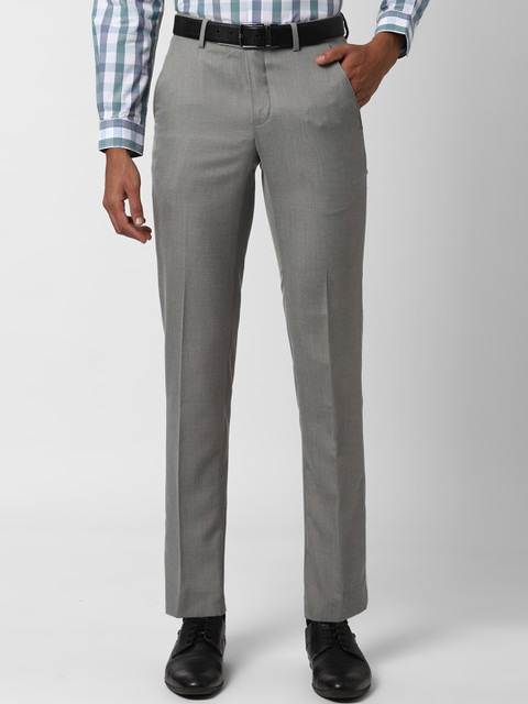 Peter England Men Grey Slim Fit Solid Formal Trousers
Peter England Men Grey Slim Fit Solid Formal Trousers