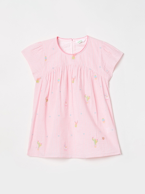 Bossini Pink Pure Cotton A-Line Top
