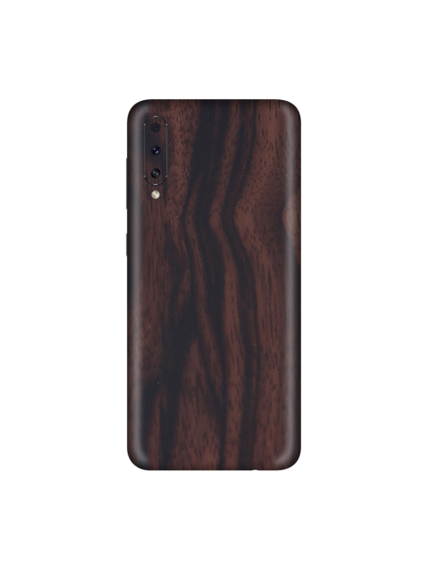 Trendy Skins Brown & Black Ebony Wood Pattern Samsung Galaxy A50s Phone Skin
