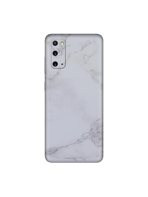 Trendy Skins White & Grey Marble Pattern Samsung Galaxy S20 Phone Skin