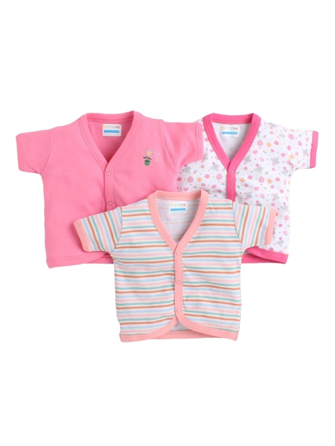 BUMZEE Infant Kids Pack Of 3 Multicoloured Printed Front Open Half Sleeves T-Shirts, Multi
BUMZEE Infant Kids Pack Of 3 Multicoloured Printed Front Open Half Sleeves T-Shirts, Multi