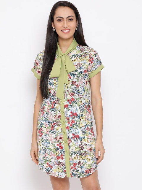 ALL WAYS YOU Women Multicoloured Printed Dress, Multi