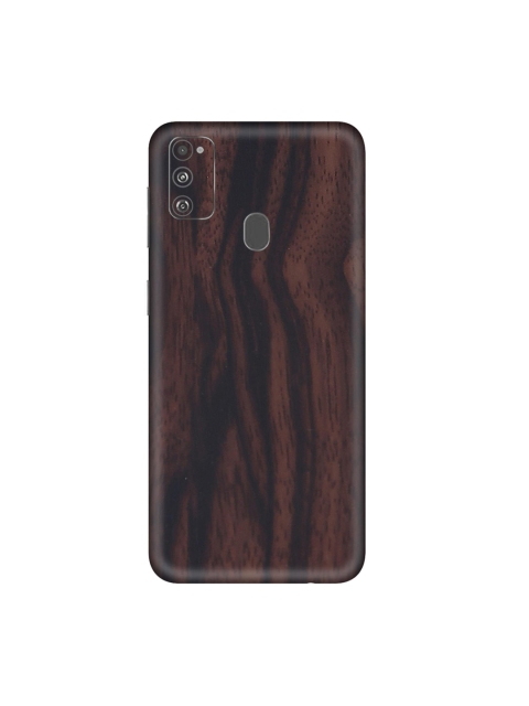Trendy Skins Brown Ebony Wood Pattern Samsung Galaxy M30S Phone Skin