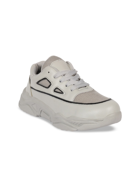 Bella Toes Women Grey & Black Colourblocked Sneakers