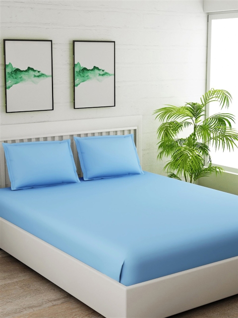 Salona Bichona Turquoise Blue Solid 180 TC Cotton 1 King Bedsheet with 2 Pillow Covers
Salona Bichona Turquoise Blue Solid 180 TC Cotton 1 King Bedsheet with 2 Pillow Covers