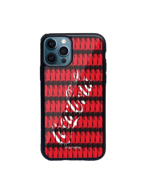 macmerise Black & Red Coke Bottles iPhone 12 Pro Back Case