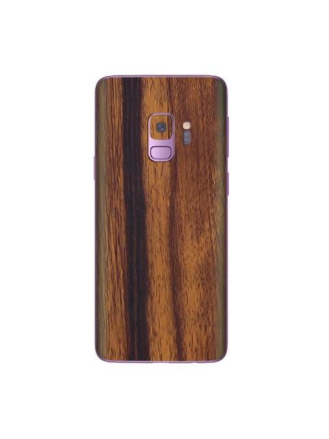 Trendy Skins Brown Tiger Wood Pattern Samsung Galaxy S9 Back Case