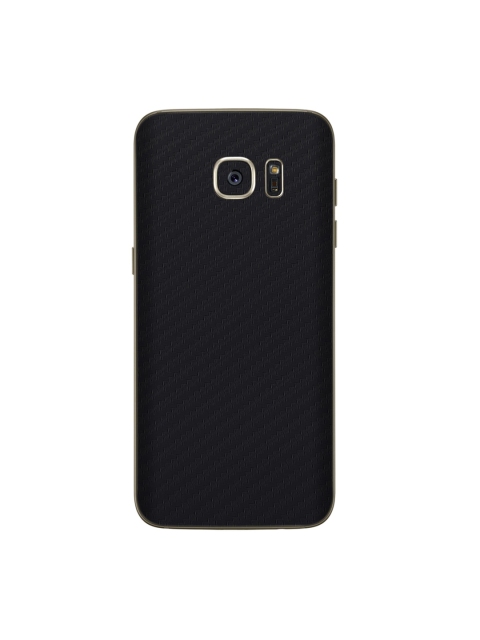 Trendy Skins Black Carbon Fibre Pattern Samsung Galaxy S7 Edge Phone Skin