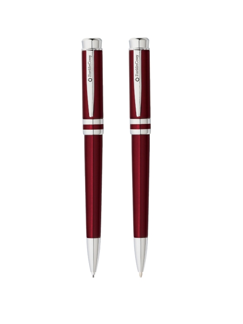 Cross Red & Silver-Toned Freemont B/P PCL Ball Pen With Gift Box