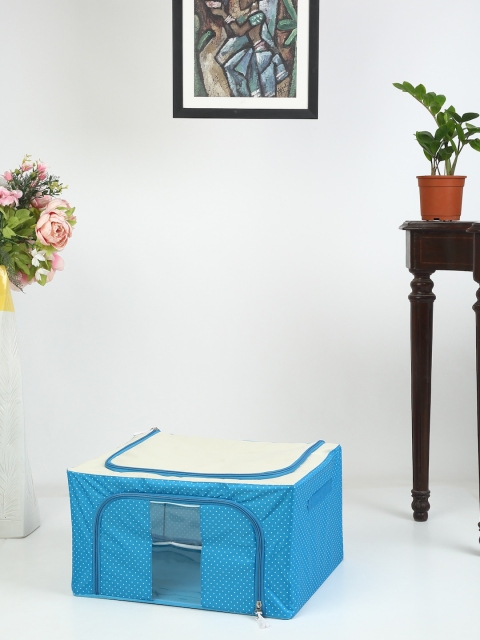 HOSTA HOMES Blue & White Polka Dot Printed Foldable Multi-Utility Waterproof Organiser
HOSTA HOMES Blue & White Polka Dot Printed Foldable Multi-Utility Waterproof Organiser
