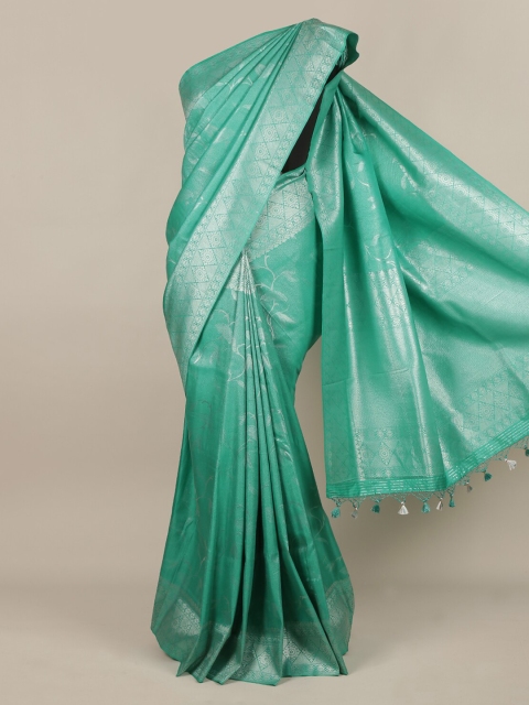 Pothys Green Pure Silk Woven Design Banarasi Saree