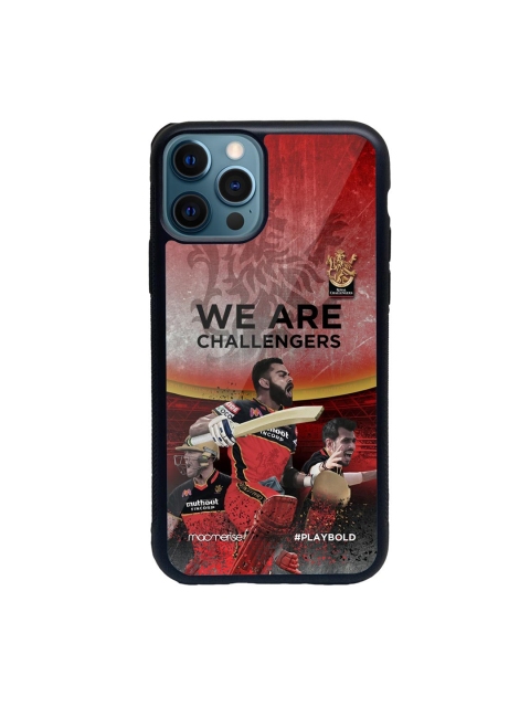 macmerise Red & White RCB Celebration Printed Phone 12 Pro Back Case