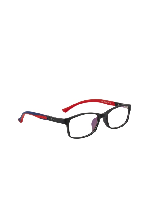 Ted Smith Unisex Red & Black Colourblocked Full Rim Rectangle Frames TSJ-2006_C5