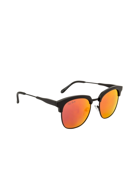 Ted Smith Women Red Lens & Black Browline Sunglasses with UV Protected Sunglasses, Orange
Ted Smith Women Red Lens & Black Browline Sunglasses with UV Protected Sunglasses, Orange