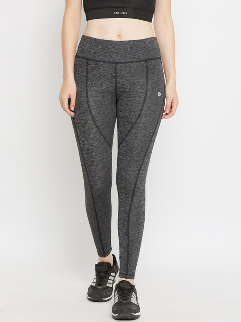 Athleto Women Grey Solid Rapid Dry Tights 
Athleto Women Grey Solid Rapid Dry Tights