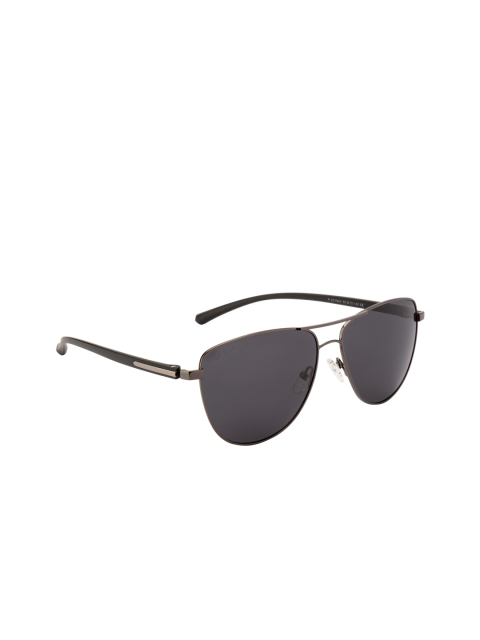 Ted Smith Unisex Grey Lens & Gunmetal-Toned Aviator Sunglasses with UV Protected Lens
Ted Smith Unisex Grey Lens & Gunmetal-Toned Aviator Sunglasses with UV Protected Lens