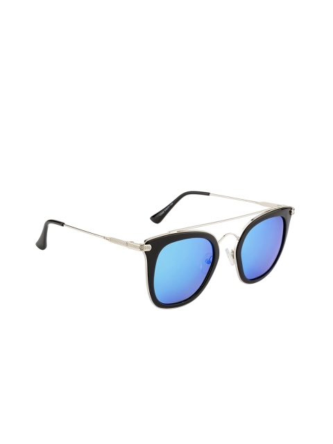 Ted Smith Women Mirrored Lens Browline Sunglasses With UV Protected Lens TST-17048, Blue
Ted Smith Women Mirrored Lens Browline Sunglasses With UV Protected Lens TST-17048, Blue