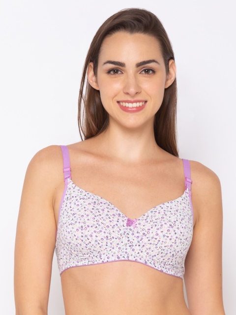 Candyskin White & Violet Printed Non-Wired Lightly Padded Everyday Bra CSBSIN04VIOLETPRINT
Candyskin White & Violet Printed Non-Wired Lightly Padded Everyday Bra CSBSIN04VIOLETPRINT