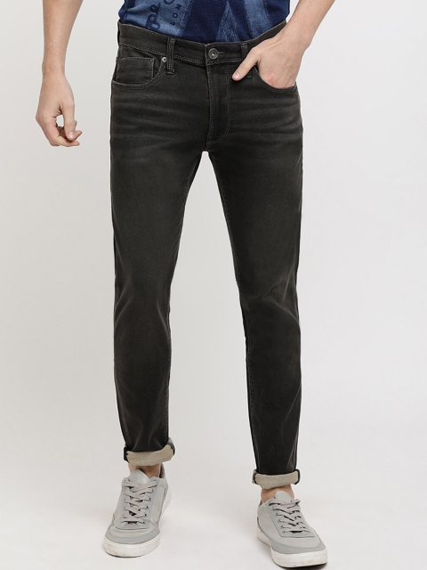 Pepe Jeans Men Black Super Skinny Fit Mid-Rise Clean Look Jeans