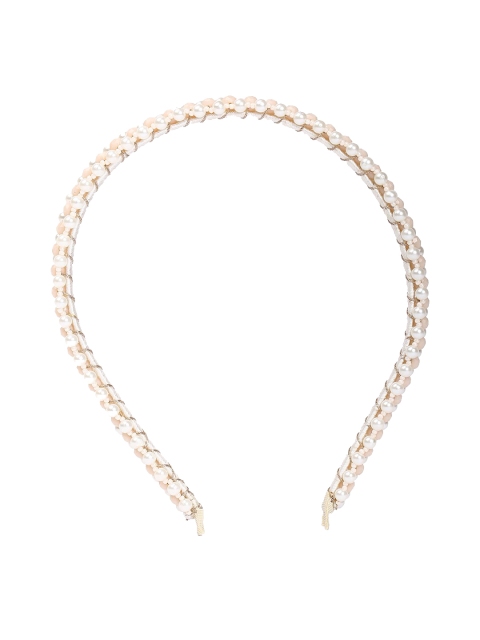 FOREVER 21 Gold-Toned Beaded Hairband