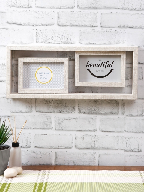 House Of Accessories Grey Textured Wall Photo Frame