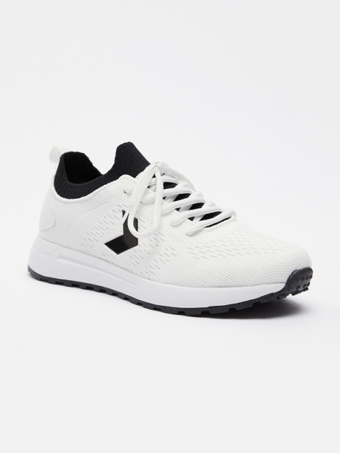 shoexpress Women White Textile Training or Gym Shoes