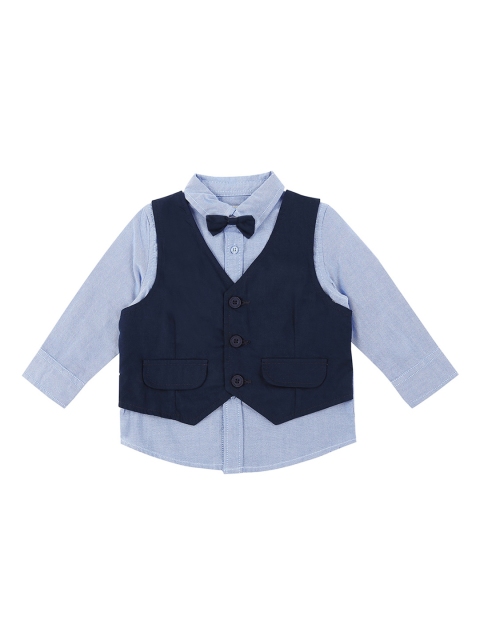 Pantaloons Baby Infant Boys Blue Regular Fit Solid Pure Cotton Casual Shirt & Waistcoat
Pantaloons Baby Infant Boys Blue Regular Fit Solid Pure Cotton Casual Shirt & Waistcoat