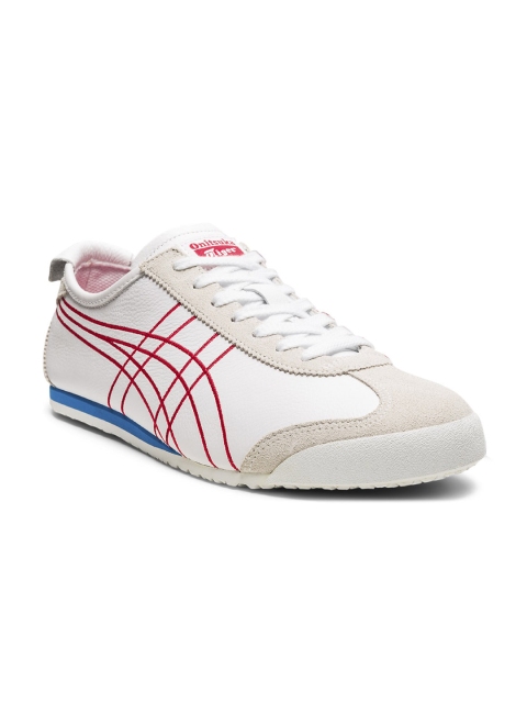 Onitsuka Tiger Unisex Beige White Colourblocked Leather Sneakers Casual Shoes Mexico 66
Onitsuka Tiger Unisex Beige White Colourblocked Leather Sneakers Casual Shoes Mexico 66