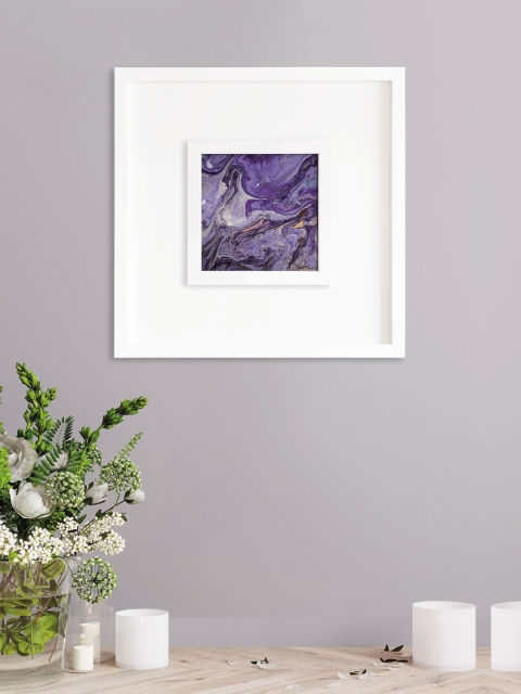 RANDOM Purple Decorative Wall Art Painting