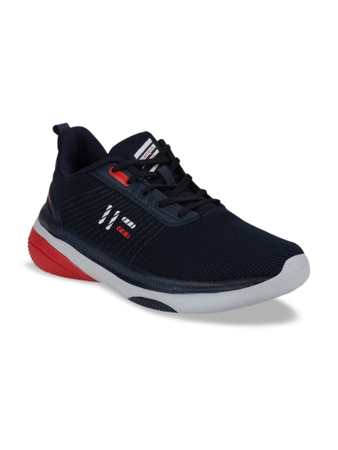 Campus Men Navy Blue & Red Running Shoes