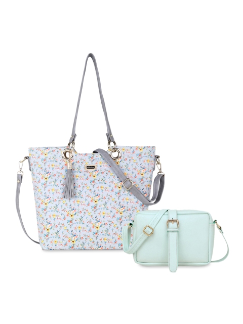 WOMEN MARKS Grey Solid Shoulder Bag