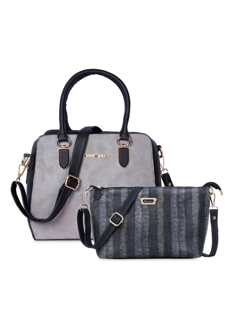 WOMEN MARKS Combo of 2 HandBags, Grey