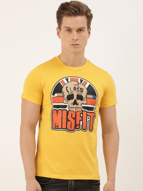 QUANCIOUS Men Mustard Yellow & Red Printed Round Neck Organic Cotton Sustainable T-shirt
QUANCIOUS Men Mustard Yellow & Red Printed Round Neck Organic Cotton Sustainable T-shirt