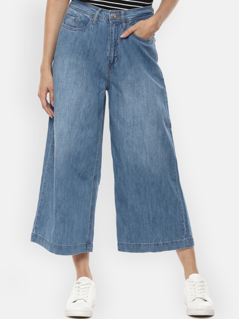 Van Heusen Woman Women Blue Regular Fit Mid-Rise Cotton Clean Look Jeans