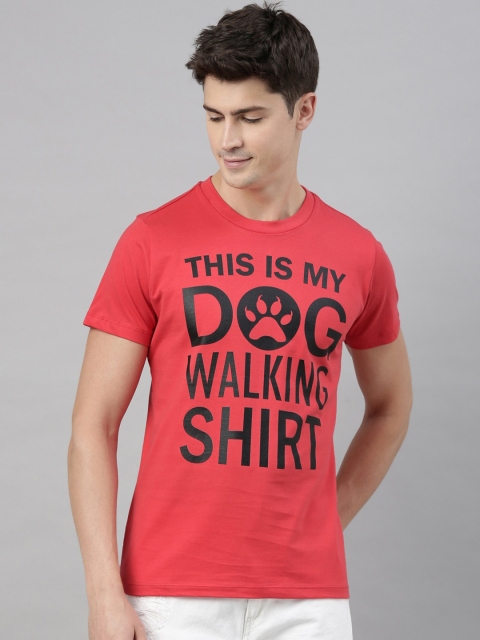 QUANCIOUS Men Coral Red & Black Printed Round Neck Organic Cotton Sustainable T-shirt
QUANCIOUS Men Coral Red & Black Printed Round Neck Organic Cotton Sustainable T-shirt