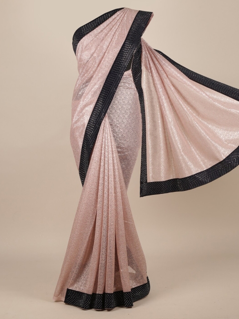 Pothys Pink Woven Design Jute Silk Saree