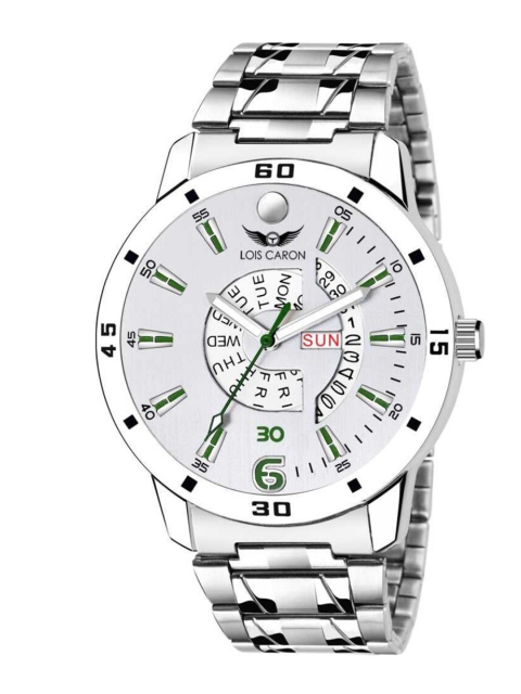 LOIS CARON Men White Analogue Watch MLC-8194