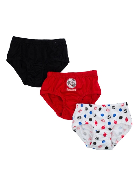 MeeMee Boys Pack Of 3 Assorted Pure Cotton Basic Briefs BSK20_2BRIEFSPK3