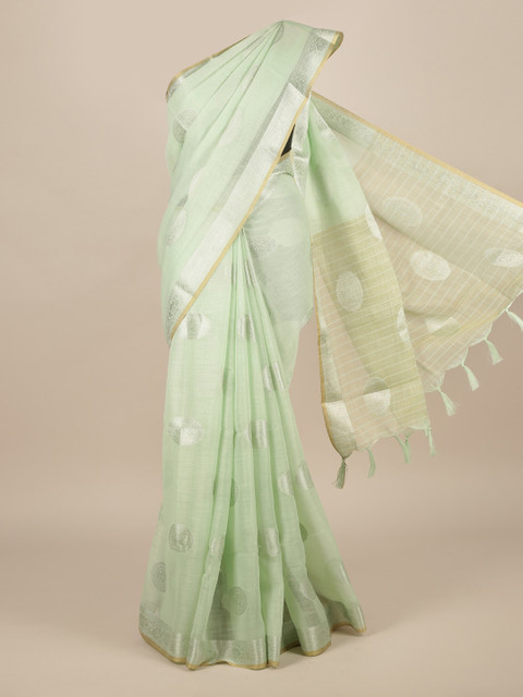 Pothys Green Woven Design Jute Silk Saree
Pothys Green Woven Design Jute Silk Saree