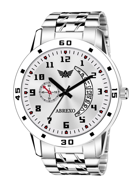 Abrexo Men White Analogue Watch