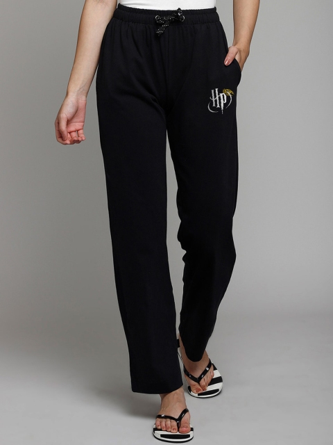 Free Authority Women Black Harry Potter Printed Lounge Pant