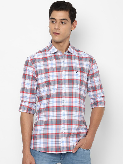 Solly Jeans Co. Men Blue & Grey Slim Fit Pure Cotton Checked Casual Shirt
Solly Jeans Co. Men Blue & Grey Slim Fit Pure Cotton Checked Casual Shirt