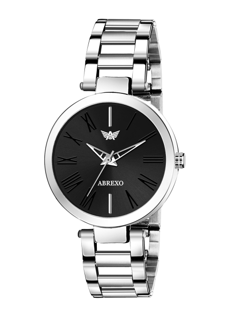 Abrexo Men Black Analogue Watch