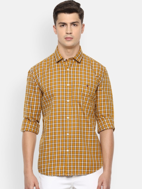 Louis Philippe Jeans Men Mustard Yellow & White Slim Fit Checked Casual Cotton Shirt
Louis Philippe Jeans Men Mustard Yellow & White Slim Fit Checked Casual Cotton Shirt