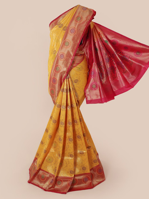 Pothys Yellow Woven Design Art Silk Saree
Pothys Yellow Woven Design Art Silk Saree