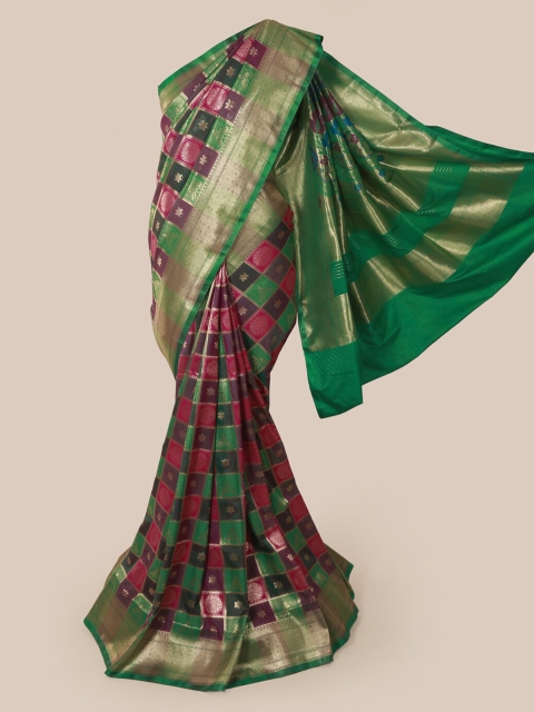 Pothys Green Woven Design Art Silk Saree
