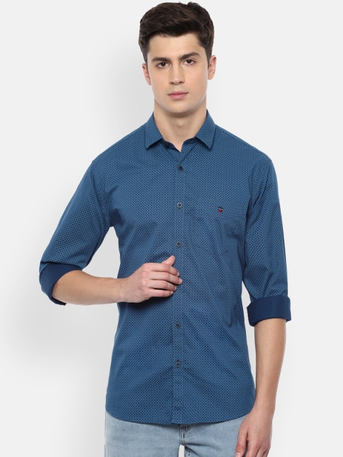 Louis Philippe Sport Men Navy Blue & White Cotton Slim Fit Geometric Printed Casual Shirt
Louis Philippe Sport Men Navy Blue & White Cotton Slim Fit Geometric Printed Casual Shirt