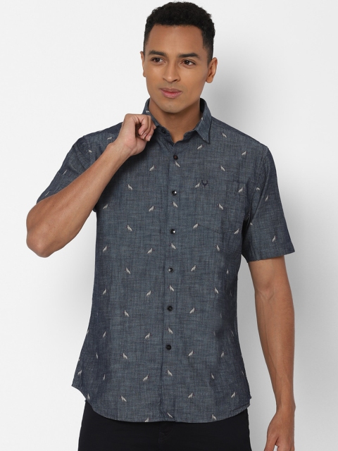 Allen Solly Men Charcoal Grey & Off-White Slim Fit Dog Print Pure Cotton Casual Shirt
Allen Solly Men Charcoal Grey & Off-White Slim Fit Dog Print Pure Cotton Casual Shirt
