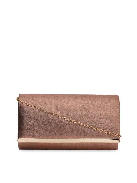 Forever Glam by Pantaloons Bronze-Toned Solid Sling Bag
